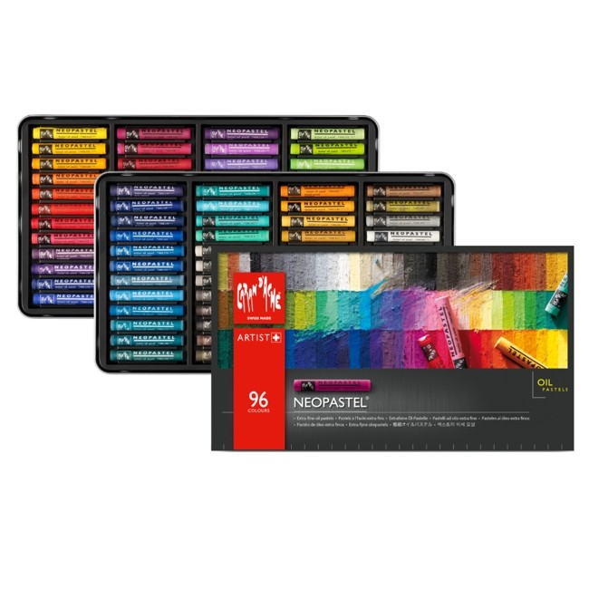 Pastel Oleoso Caran d'Ache Neopastel 96 Cores